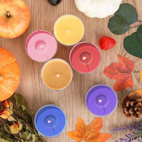 Fall Candles Bulk, 12 Pack Scented Candles for Home, Candle Set for Women, Small Soy Candles Scent of Pumpkin Vanilla Caramel Lavender, Mini Candle Gift Set for Birthday Halloween Christmas Birthday - Image 3