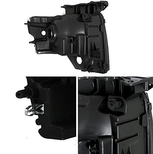 Clear Lens Headlight with Black Housing Made For And Compatible With 2009-2014 F150 F-150 09 10 11 12 13 14