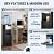 VECYS 3 in 1 Water Dispenser with Ice Maker, 27LBS Daily Ice Making and Hot Cold Water Supply, Child Safety Lock and Compatible with 3 or 5 Gallon Bottles