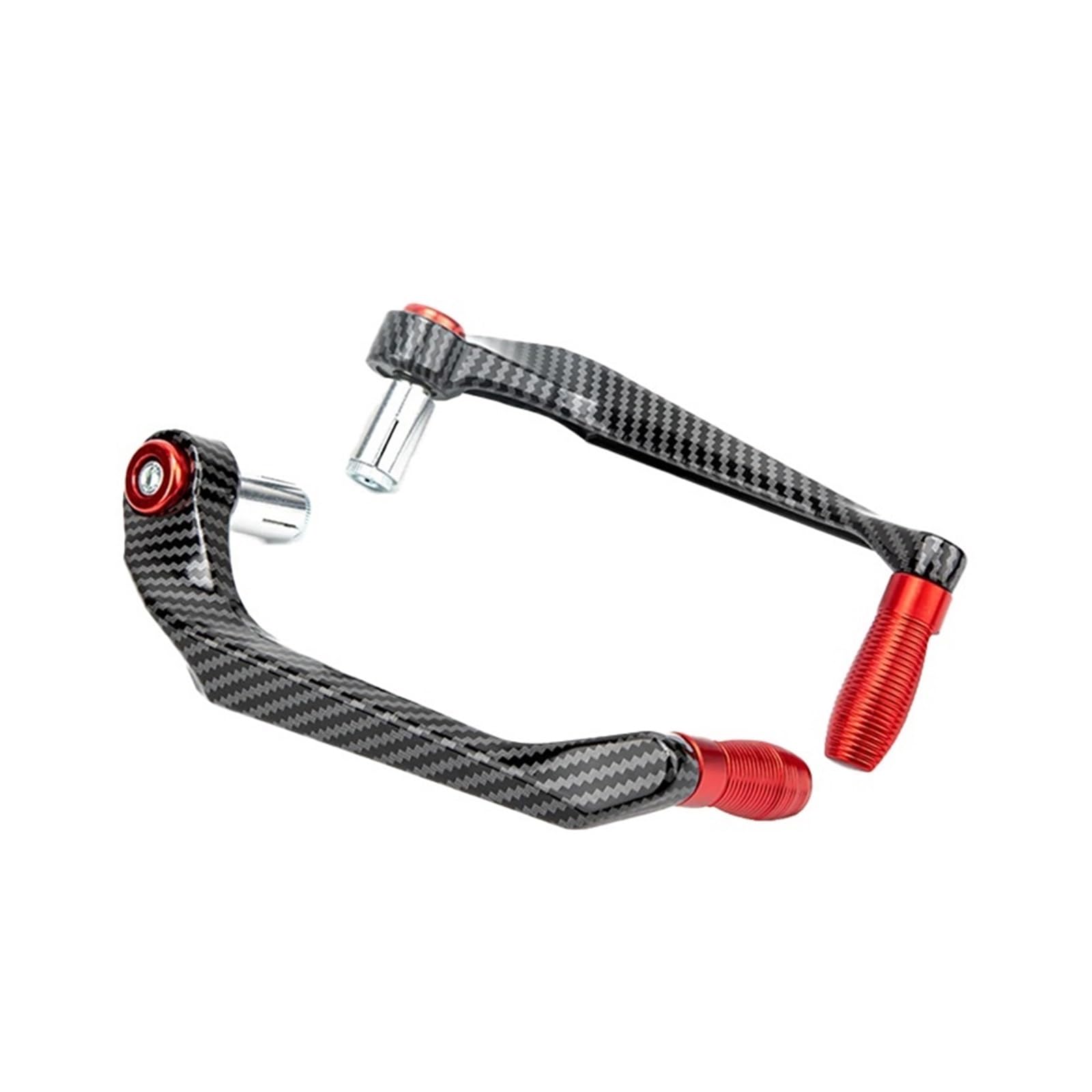 Lbcsrmh 1Pair Red Motorcycle Brake Clutch Lever Protector Motorcycle Handlebar Brake Clutch Lever Hand Guard Protector Modification Accessories Handguard Motorcycle Lever Guards