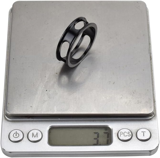 4pcs/lot 28.6mm Aluminium Alloy Bicycle Headset Stem Washer Bike Accessories 1-1/8" 10mm Mountain Bike Spacers for Bikes(Red)