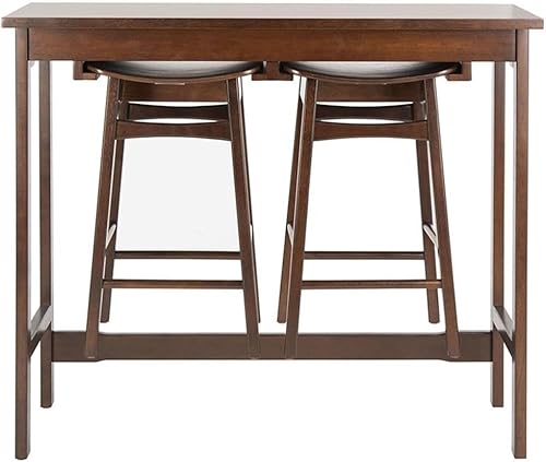 Miniatura 3 de Safavieh Home Collection Colbie - Juego de 3 piezas con estante de almacenamiento, color negro