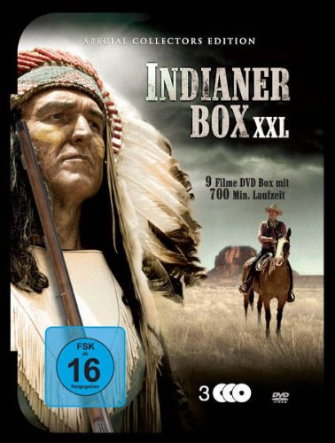 Indianer Box Xxl (Box Metal) - 9 Filme Dvd Box Mit 700 Min. Laufzeit [3 Discs] [Region Free]