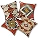 iinfinize Kilim poszewka na poduszkę bohema poduszki vintage poszewka na poduszkę turecka poszewka na poduszkę 4 szt. zestaw 45 x 45 cm