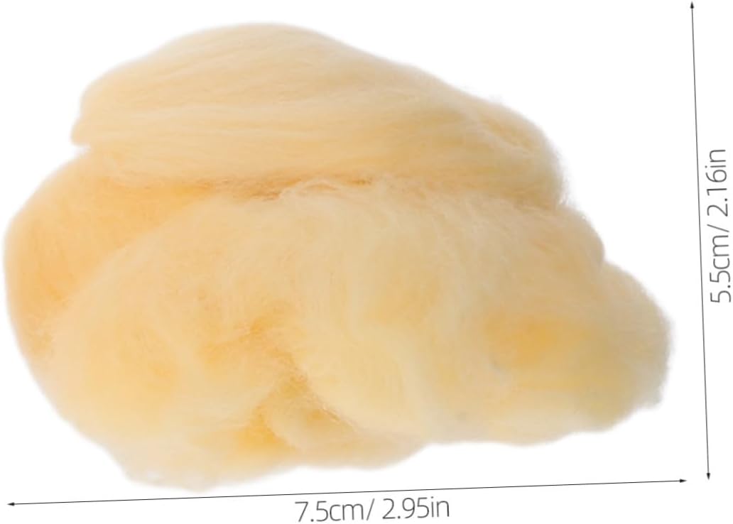 Generic Colored Needle Felting Wool Roving for DIY Crafts Use Wool Material for Dolls Accessories and Hand Spinning with Vibrant Colors for Home and Workshop Use