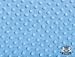 Minky Dimple Dot TURQUOISE Fabric By the Yard