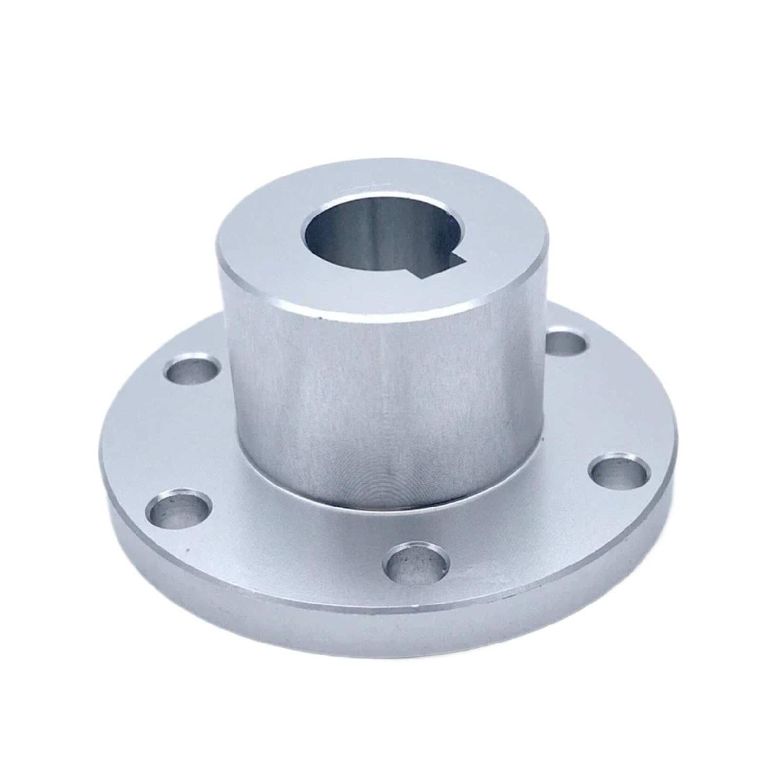 Acoplamiento de brida de aluminio, conector de eje rígido de chavetero de 5-18mm for guía de motor, 1 unidad(16mm keyway)