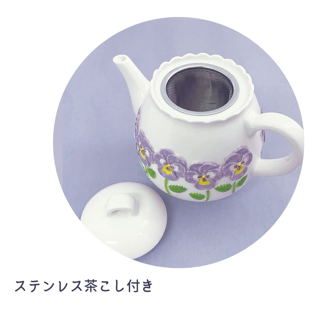 Amazon.co.jp: デコレ(Decole) お花ティーポット パンジー MG-62254 
