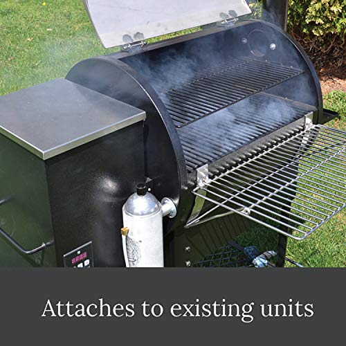 Smoke Daddy Big Kahuna Hot Or Cold Smoke Generator | Bbq Accessories Works With Any Outside Bbq Grill | Electric Smoker Pellet Accessory | Add Your Favorite Blend Of Wood Chunks, Wood Chips, Or Pellets To The Smoke Generator To Customize Your Smoke Profile. #TOP5