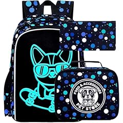 New Luminous Printing Skateboarding Dog Blue