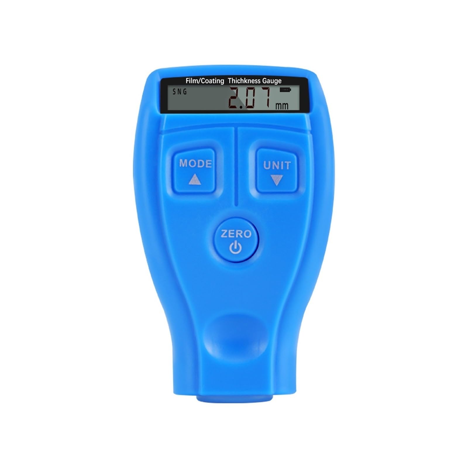 LNHHG Paint Thickness Gauge, Thickness Gauge Coating Painting Tester Iron-based Film Thick Meter Tools(Blu)