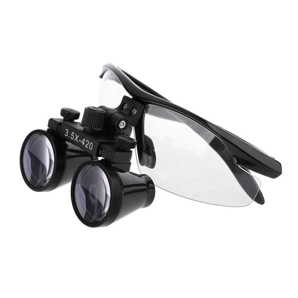 3.5X tête Portant loupe Dentaire loupe Lunettes Dentiste binoculaire loupe chirurgicale