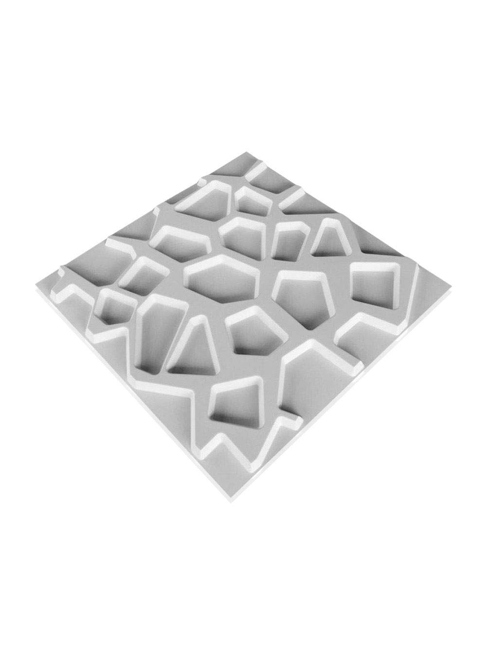 On1shelf White Pvc 3D Wall Panel Decorative Wall Ceiling Tiles Cladding Wallpaper Waterproof (11)