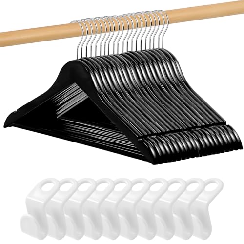Opiniones y reviews de Ganchos de Madera para Ropa los 10 mejores. 42 Ganchos para Ropa, 20 Piezas Ganchos para Ropa de Madera,Perchas de Madera Natural,Gancho 360°,Ranuras para los Hombros,Con 10 Conectores de Percha,Adecuado para Abrigos,...
