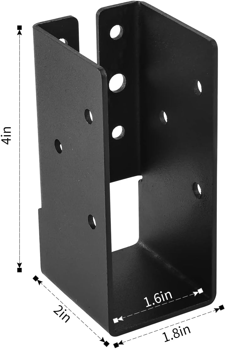 Buy Concealed Joist Hangers, 12 Pcs of 2x4 Outdoor Trim Concealed