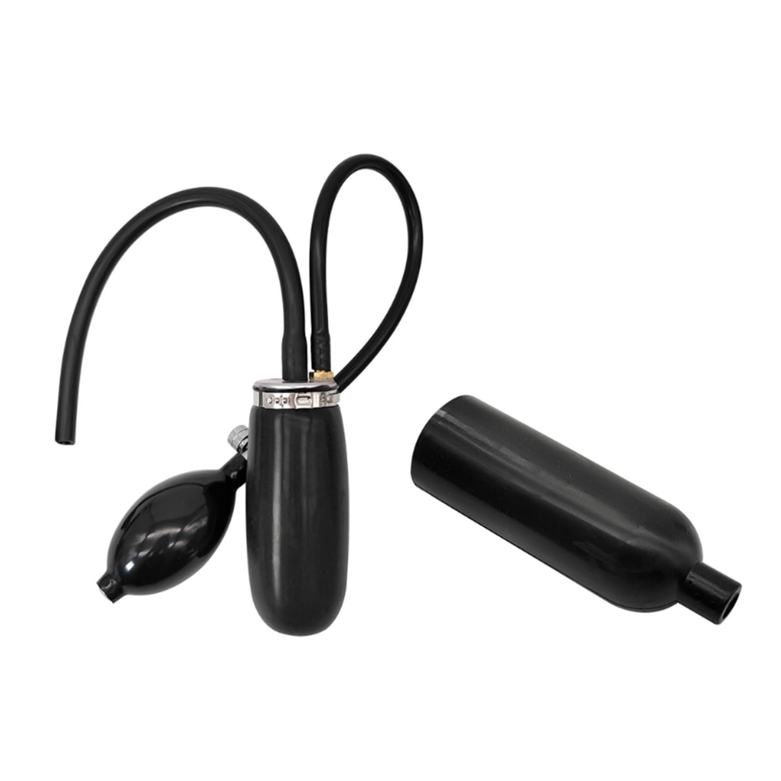 Adaptador de Entrada fácil Inflable, Detector de Fugas de Combustible de tuberías de vehículos de 12V, probador de diagnóstico de vejiga de Humo automotriz (Color : 02)
