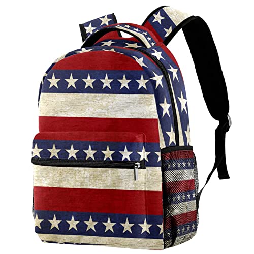 Sac à dos voyage vintage étoiles filles garçons pour sorties et campus