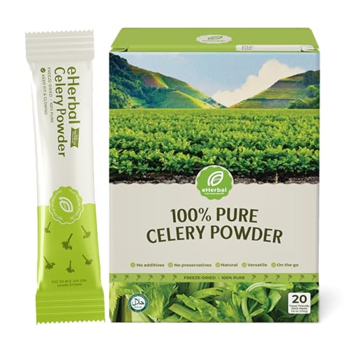 eHerbal Freeze Dried Celery Powder Packets