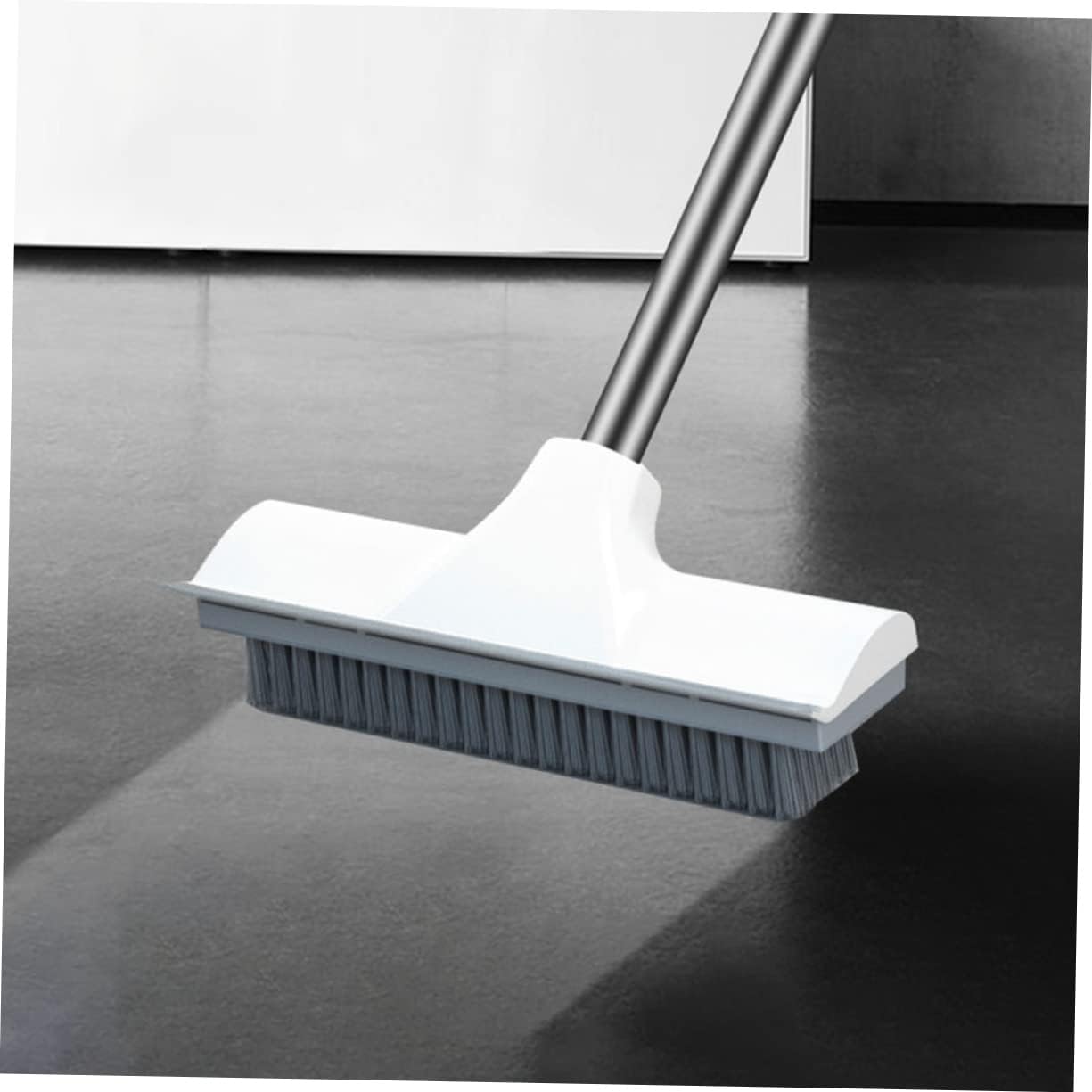 Long Handle Floor Scrub Brush Dual Use Cleaning Brush for Kitchen Bathroom
