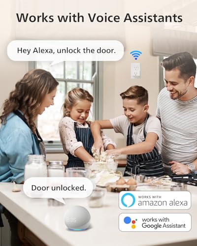 Image of Philips Wi-Fi Smart Lock with Handle, Keyless Entry Keypad Door Lock with Handle, Front Door Deadbolt Set with WiFi Gateway, App Control, Fingerprint Unlock, PIN Code Unlock, Auto Locking