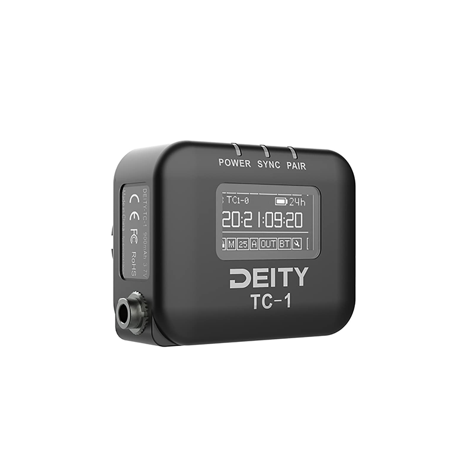 Deity TC-1 KIT Generatore di codici temporali wireless 2.4G Radio Bluetooth 5.0 Supporto APP Control Timecode Box con DSLR Cold Shoe Mount per riprese video Riprese Film (KIT 3 PZ)