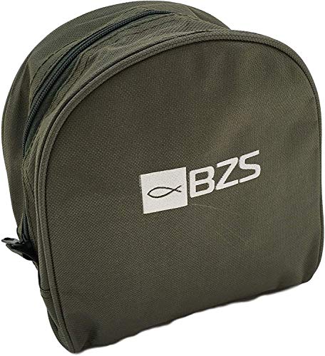 BZS Estuches de Carrete de Pesca Estuches Acolchados de Carrete Verde (2 x)