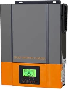 6200W Onduleur Hybride 48V DC 230V AC PUR Sinus Avec 100A MPPT Controleur De Charge Solaire