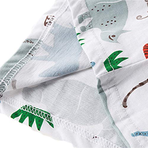 Image of Little Boys Shorts Set Toddler Boys 100% Cotton Summer Short Sleeve T-Shirts and Shorts Clothing Sets 2PCS