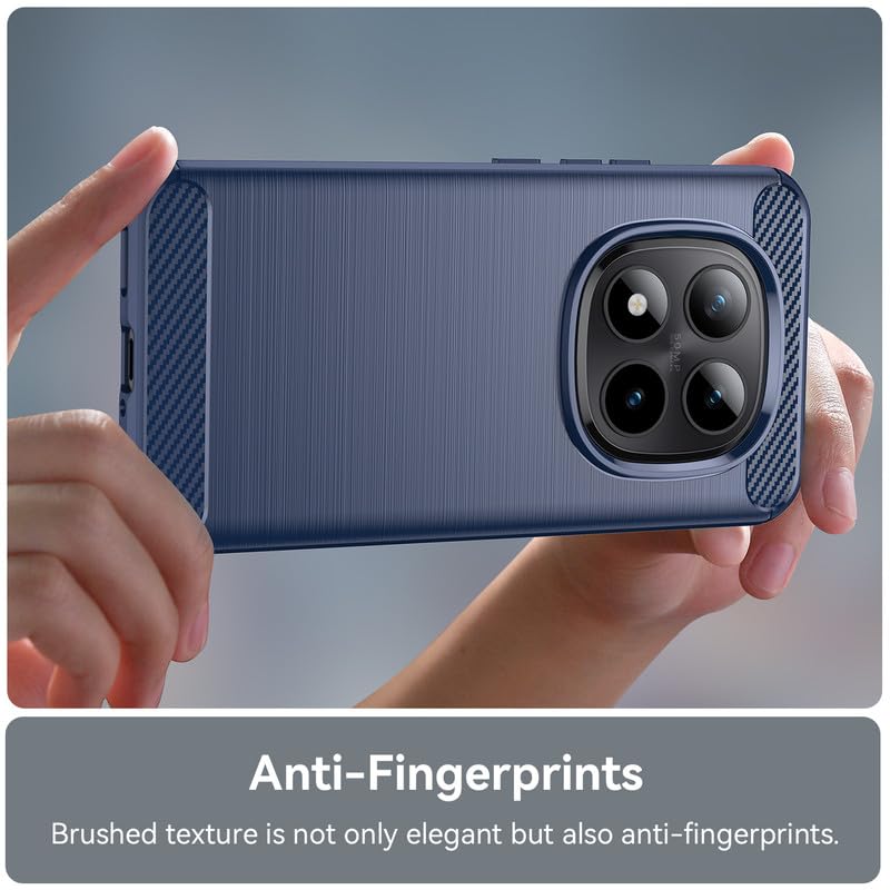 Image of Basic Case for Xiaomi Redmi Note 15 Pro Plus 5G (Carbon Fibre Blue)