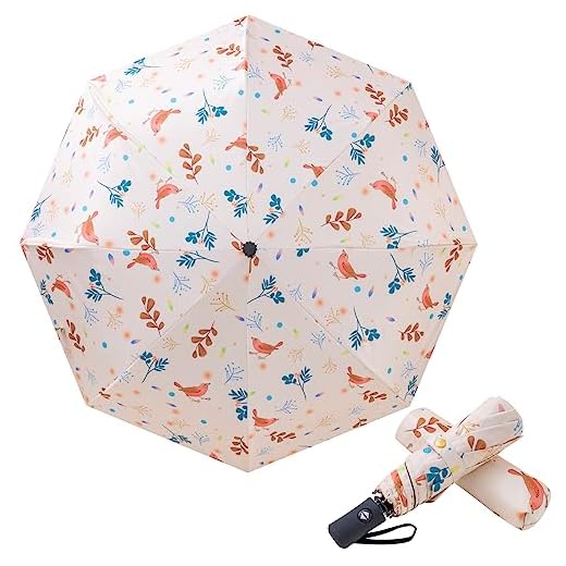 Jiancrate Paraguas Plegable Antiviento, Paraguas Pequeño Automático para Mujer Hombre, Paraguas de Viaje Ligero de Tela de Goma Negra 210T, Impermeable, Resistente UV. Ideal para Lluvia y Sol
