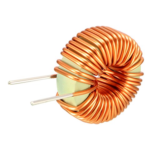 uxcell 10Pcs Vertical Toroid Magnetic Inductor Monolayer Wire Wind Wound 100uH 3A Inductance CoilQA