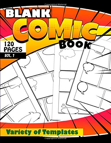 Blank Comic Book: Draw Your Own Story and Comics / Amazing 8.5