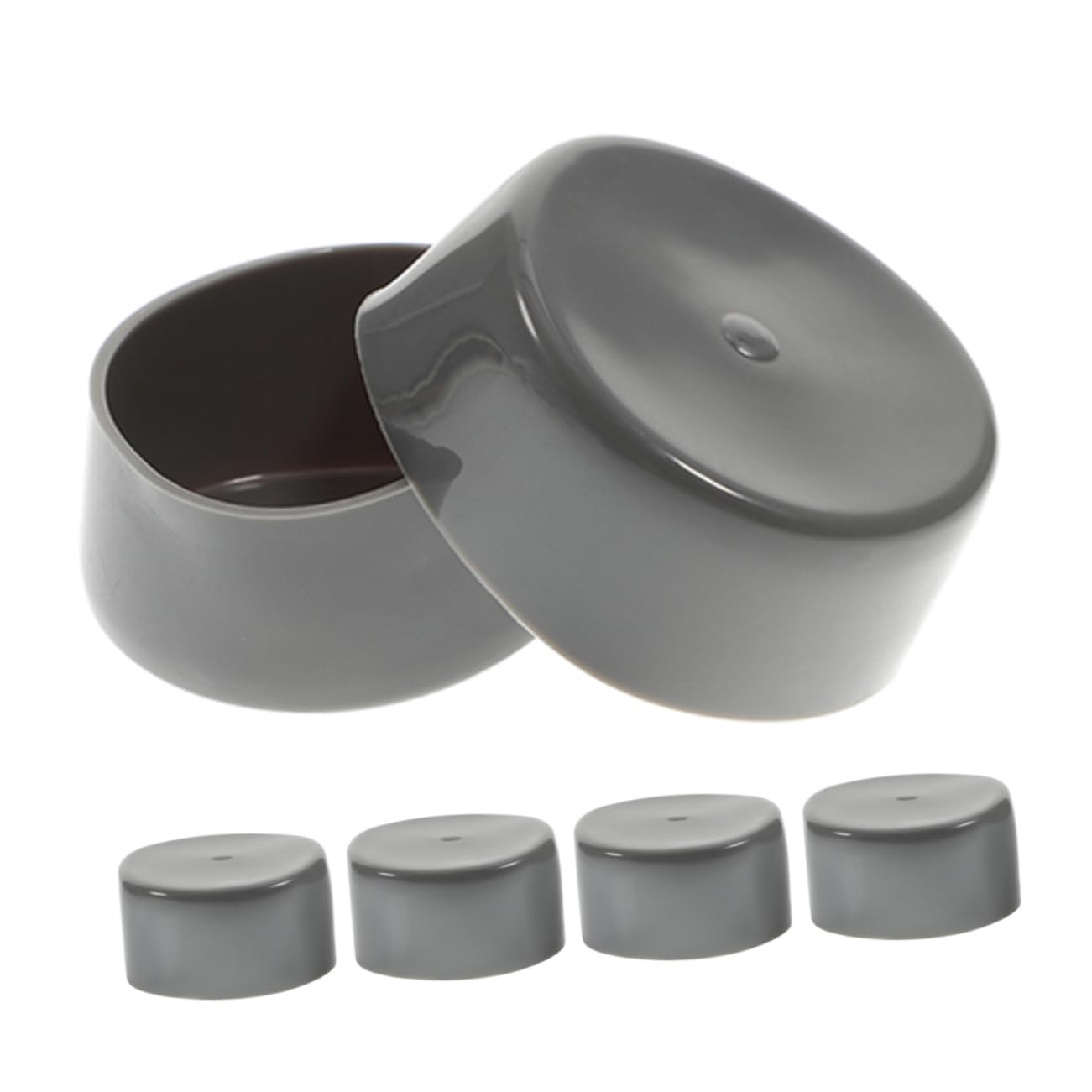 GRIRIW 6pcs Trailer Wheel Bearing Dust Caps 1.98 Inch Rubber Grease Seal Car for Trailer Axle Protection