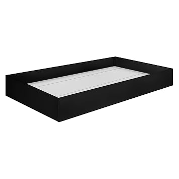 Babyletto Tiptoe Twin Storage Trundle Bed in Black