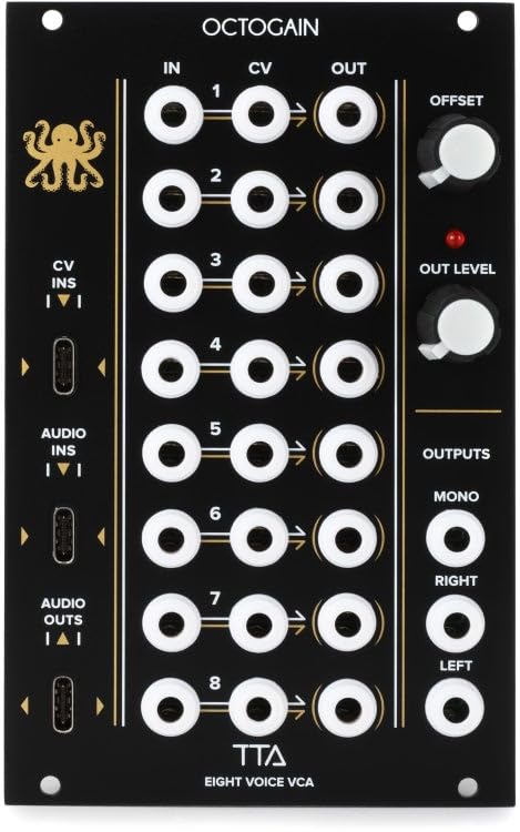 Image of Tiptop Audio Octogain 8-Voice Polyphonic VCA Eurorack Module