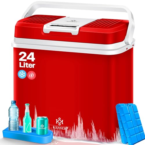 KESSER® 24 Liter Kühlbox | KÜHLT und WÄRMT | Thermo-Elektrische...