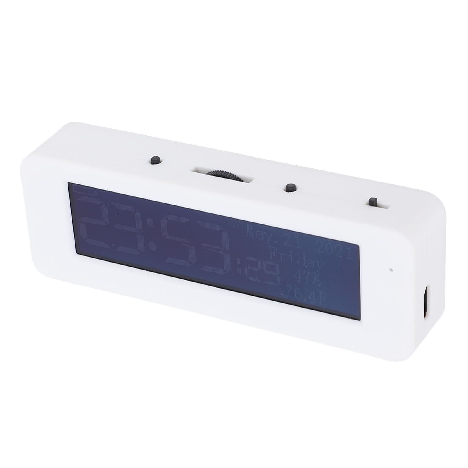 Analizador de Espectro Musical, Pantalla de Espectro de Sonido de Rango Completo de 20 Hz-20 KHz con Pantalla LED de 8 Efectos, Visualizador de para Automóvil para Monitoreo de Tiempo,
