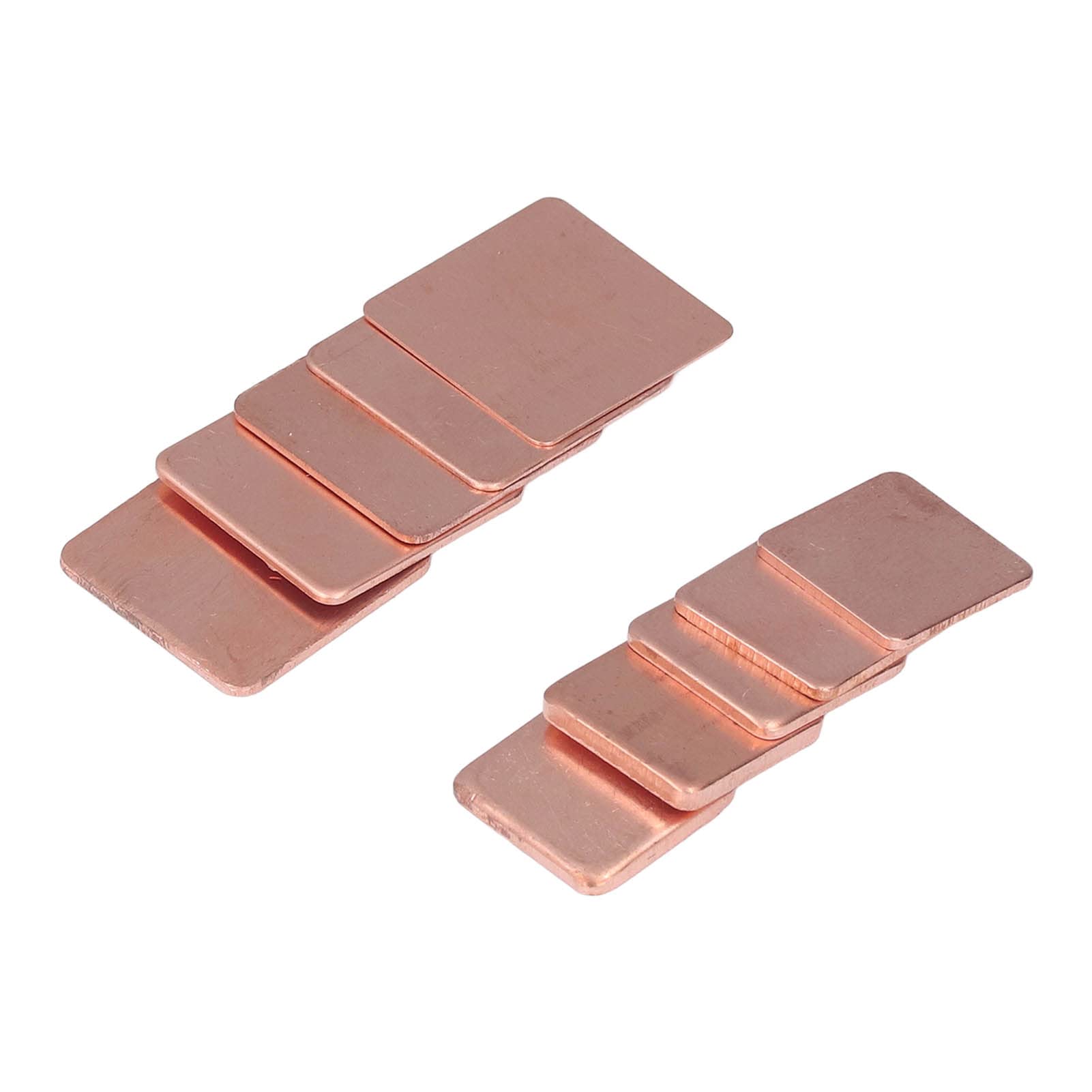 Tampone in rame per dissipatore di calore, kit di raffreddamento conduttivo termico premium per componenti PC, CPU, GPU, VGA, RAM, VRAM, chip IC, include 10 tipi, 100