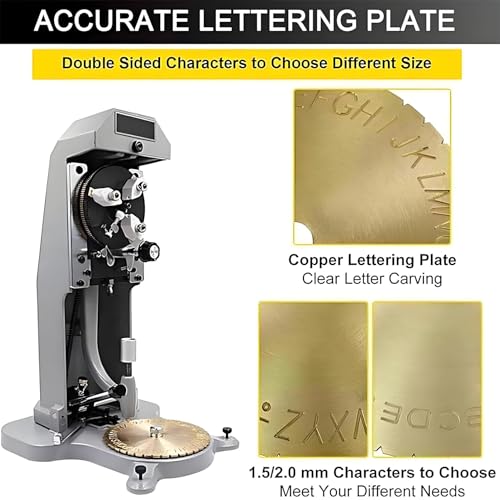 Máquina para grabar anillos por el interior con caracteres de 1,5-2,0 mm 5