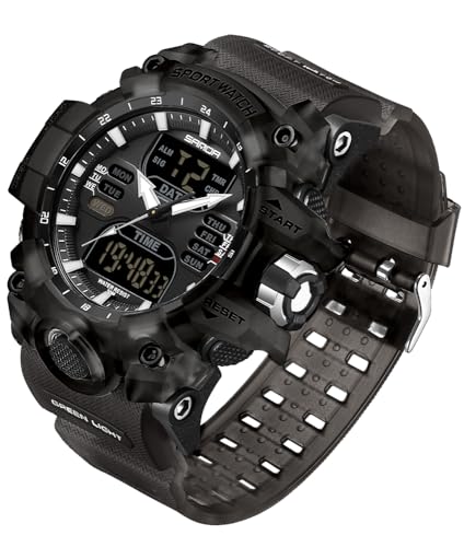 Image of Gosasa Men's Watches Multi Function Military S-Shock Sports Watch LED Digital Waterproof Alarm Watches