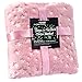 VIVILINEN Coperta Glow in The Dark - Coperta in morbido pile per tutte le stagioni - 20 minuti di ricarica rapida, 6+ ore di bagliore (rosa, 150 x 200 cm)