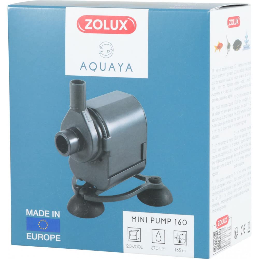 Zolux - Mini Pompe 160 - pour Aquarium de 120 à 160 litres.