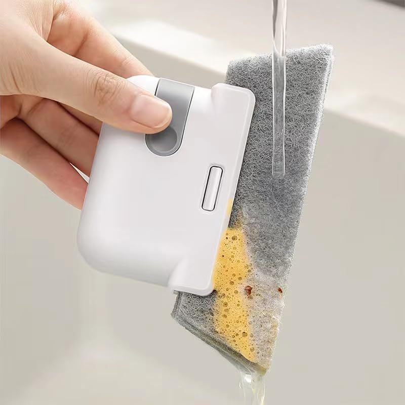 Image of 2-in-1 Window Track Cleaning Brush with Dust Collector, Groove Cleaner for Door Gaps and Sliding Tracks (1 Pcs)