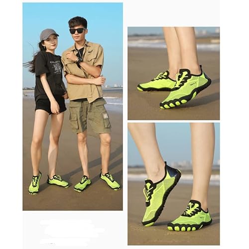 Walnuta Couple Outdoors Men's Creek Shoes Women's Beach Diving Swimming Shoes Hiking Fishing Shoes Outdoor Leisure Water Wading Shoes (Color : Yellow, Size : 39) #TOP2