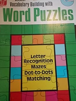 Paperback Vocabulary Building with Word Puzzles Book