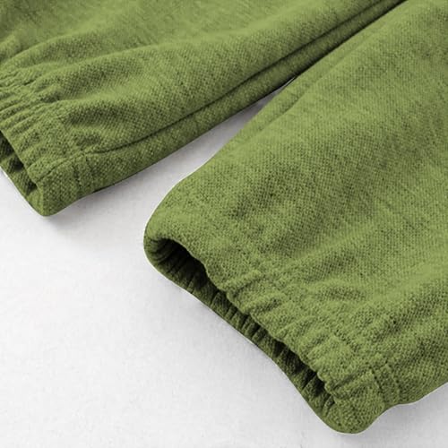 Bidobibo Cargo Pants for Boys Casual Open Bottom Elastic Waist Joggers for Teens Fleece Athletic Sweatpants with Pockets3