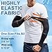 beister 6 Pairs UV Protection Cooling Arm Sleeves for Women Men, Long Sunblock Protective Cycling Arm Cover (One size fit all, 6 Pairs (Black/White/Grey))