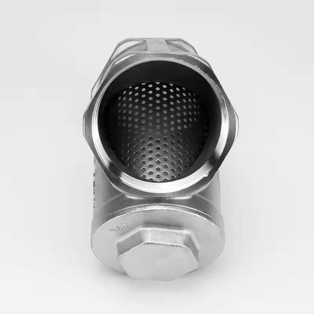 Filtr Siatkowy Inline Y, Gwint BSPT Ze Stali Nierdzewnej 304, Siatka 80, Łącznik Rurowy Antykorozyjny Do Oleju Gazowego Powietrze Woda, 1 Szt.(DN100 4 Inch)