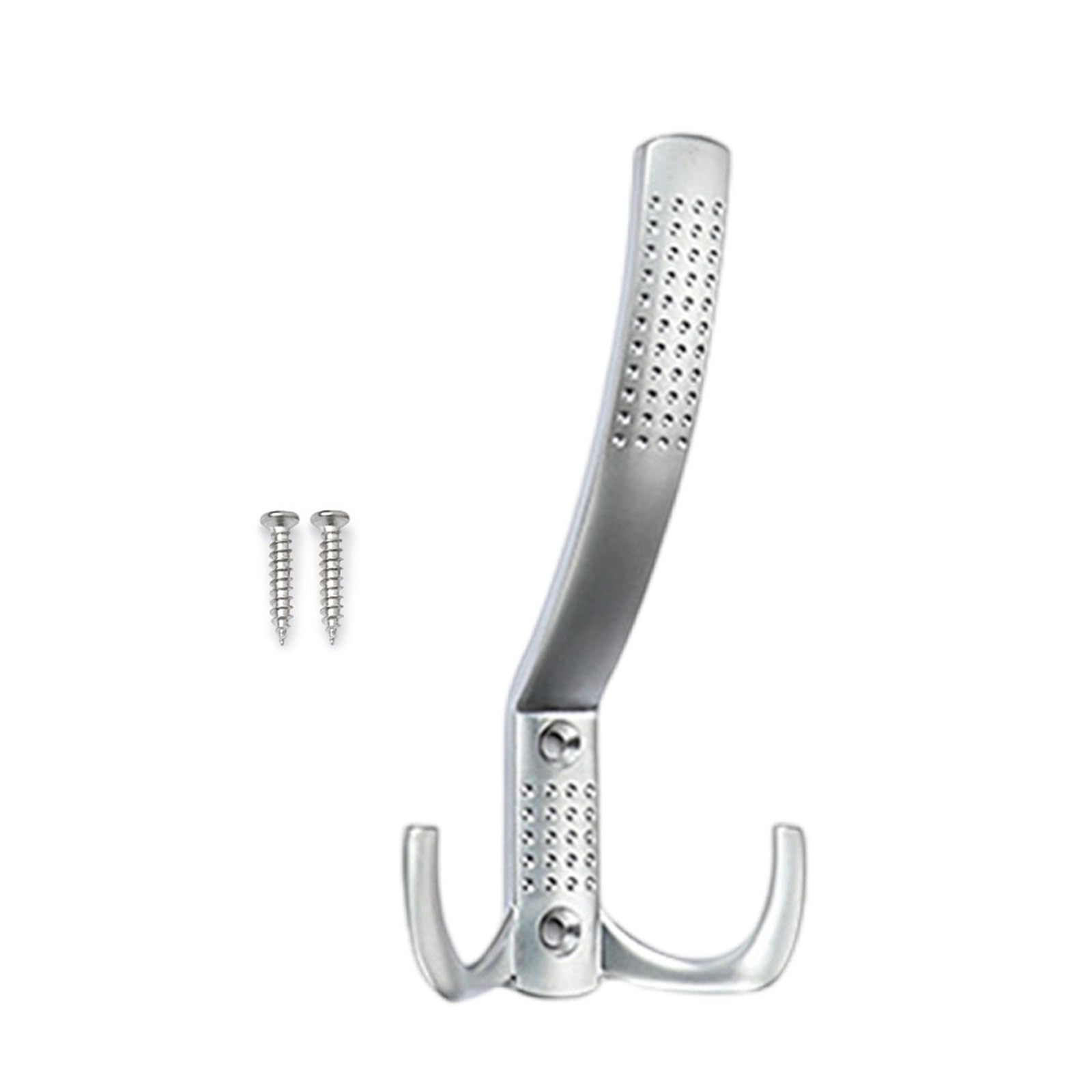 Hdoytxxm Pearl Chromium Zincs Alloy Coat Hook Wall Mounted Towel Hanger Robe Double Prong Hat Hardware Metal Hardware