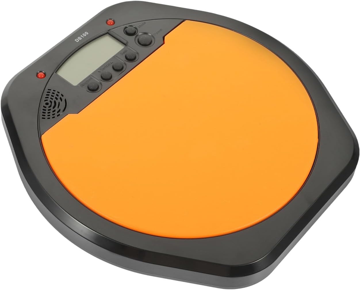 Digital Electronic Drummer Practice Pad Counting Metronome Lcd Screen Lightweight Portable Drum Pad for Beginners Volume Tap Function for Speed Measurement